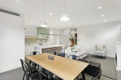 Minona, Hawthorn, dining, Art Deco renovation by TCON with John Say Designs