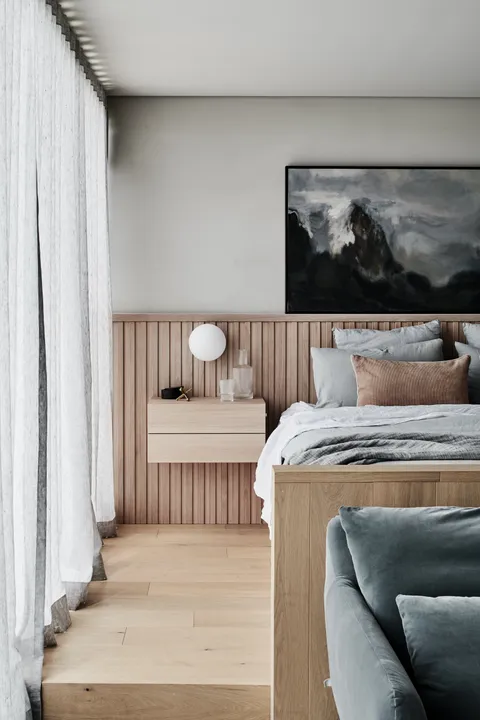 Normanby House, Brighton, bedroom, by TCON with Pleysier Perkins