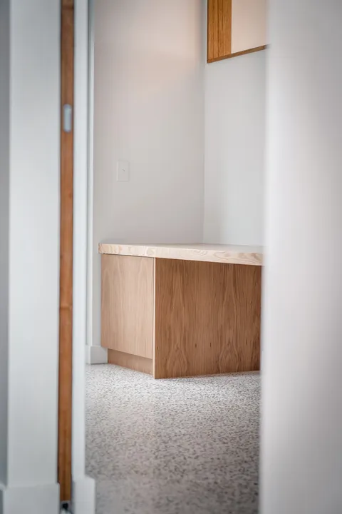 Oak Home, Abbotsford, hallway, by TCON