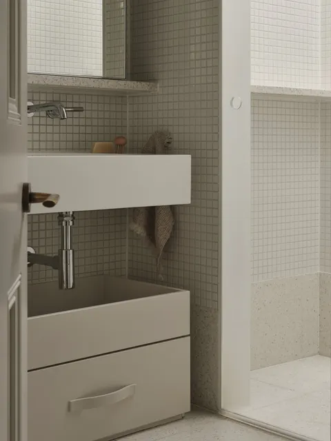 Albany, Surrey Hills, bathroom, architectural home by TCON with Mékr Studio