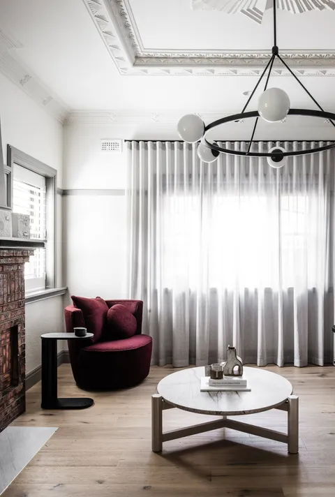 Art Deco Revival, Camberwell, powder, renovation by TCON with John Say Designs and George Marks Design