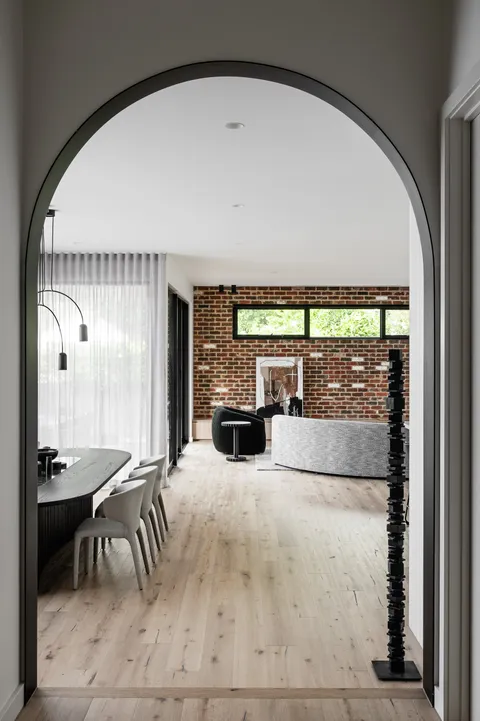 Art Deco Revival, Camberwell, dining, renovation by TCON with John Say Designs and George Marks Design