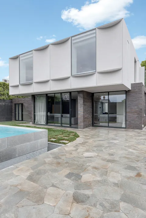 Building performance by TCON, exterior, Normanby House, Brighton