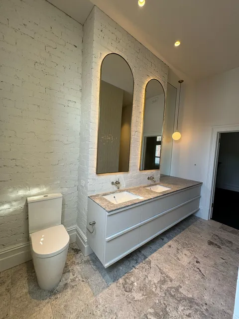 Bell, Fitzroy, fireplace, terrace renovation by TCON