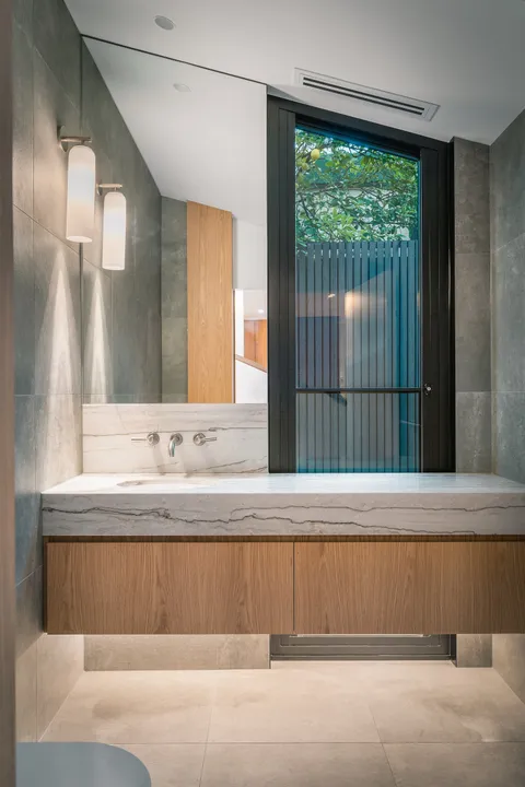 Boulevard Bungalow, Hawthorn, living, renovation by TCON with Byrne Architects