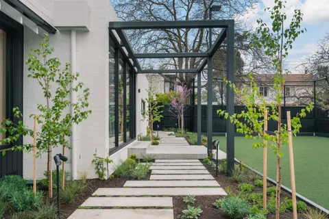 Denman Home, Glen Iris, stair, heritage renovation by TCON with Pleysier Perkins