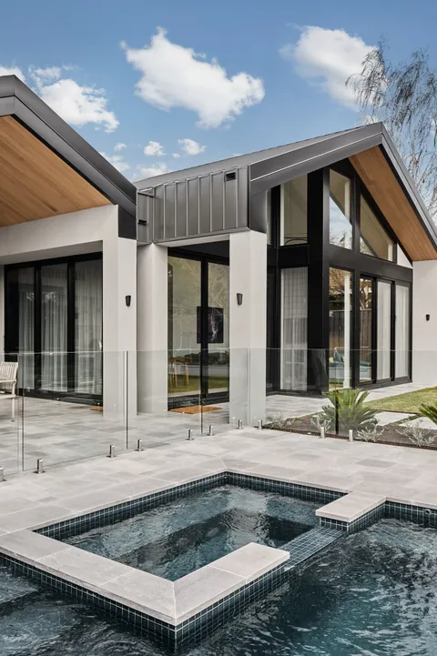 Double Gable Home, Kew, exterior, heritage extension by TCON