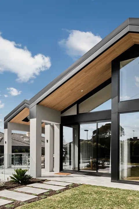 Double Gable Home, Kew, exterior, heritage extension by TCON