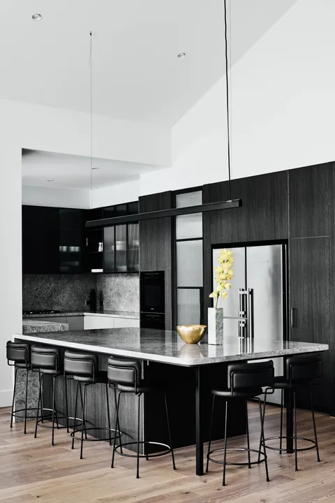 Double Gable Home, Kew, kitchen, heritage extension by TCON