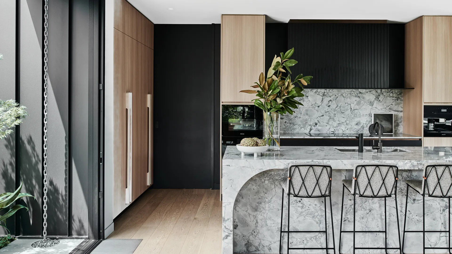 Custom kitchen, Scott Bungalow, Kew, built by TCON