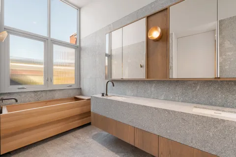 Joy Terrace, South Yarra, rear garden and heritage house, heritage renovation by TCON