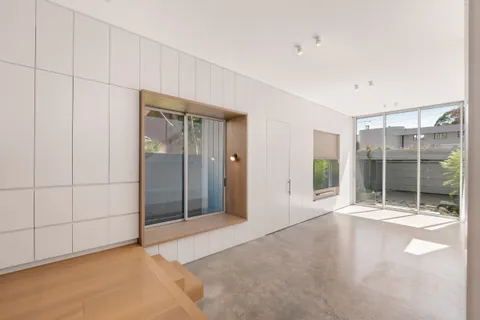 Joy Terrace, South Yarra, kitchen with timber island, heritage renovation by TCON