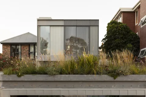 Joy Terrace, South Yarra, heritage front facade and entry path, heritage renovation by TCON