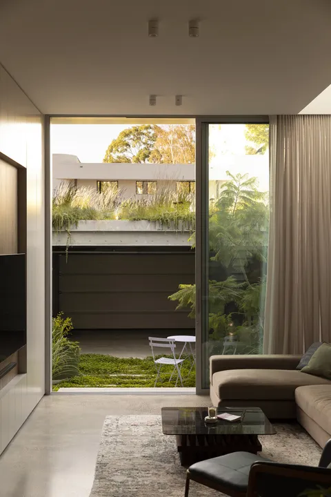Joy Terrace, South Yarra, window seat with garden outlook, heritage renovation by TCON