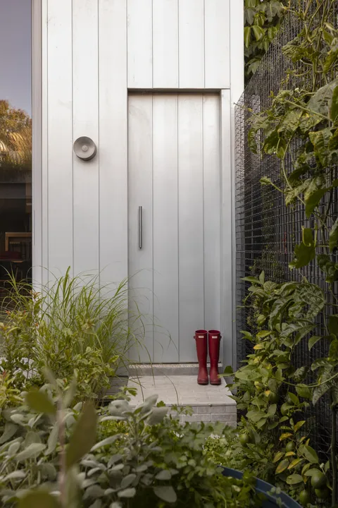 Joy Terrace, South Yarra, rear elevation and garden, heritage renovation by TCON