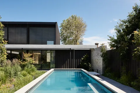 TCON build process, exterior, Joy Terrace, South Yarra