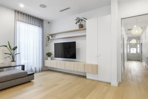 Scott Bungalow, Kew, living, renovation by TCON