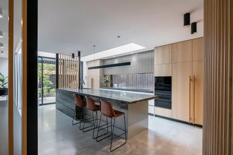 Triple Fronted Revival, Ivanhoe East, kitchen, renovation by TCON