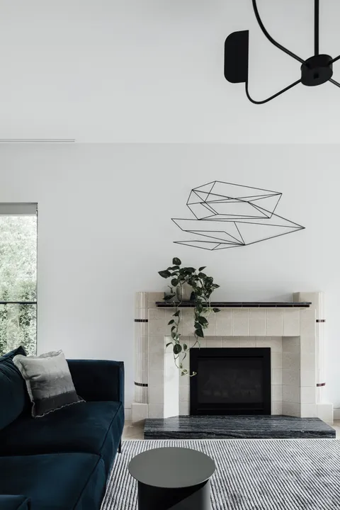 Triple Fronted Revival, Ivanhoe East, living, renovation by TCON
