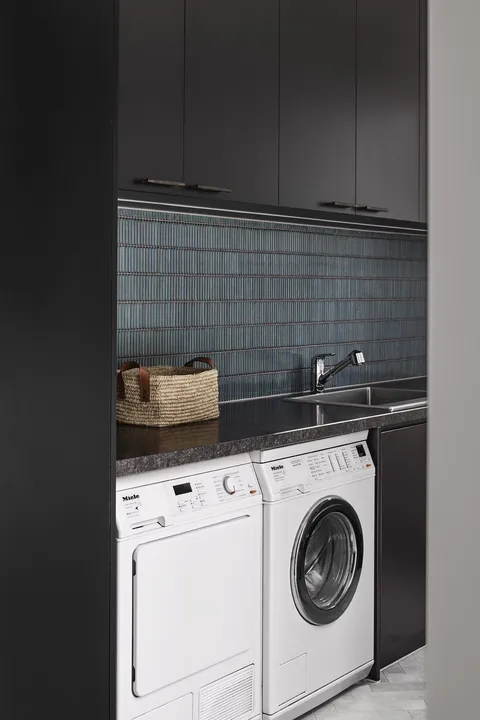 Victorian Villa, Brighton, laundry, heritage renovation by TCON