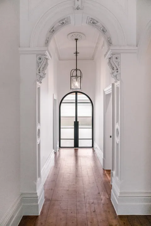 Weybridge, Surrey Hills, hallway, renovation by TCON with Alta Architecture and George Marks Design