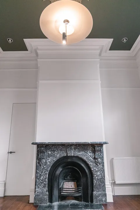 Weybridge, Surrey Hills, fireplace, renovation by TCON with Alta Architecture and George Marks Design